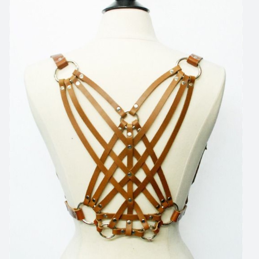 Zana Bayne Leather Harness Women Accessories
